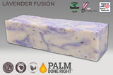Lavender Fusion Soap: Cut into 10-4.5 oz- 1" bars