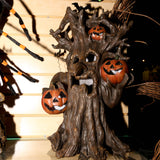 Battery Operated Lighted Resin Haunted Tree