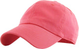 Blank Low Profile Cotton Baseball Cap: Ivory