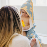Premium Baby Knit Hooded Towel - Ducky