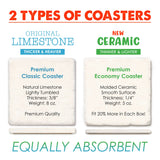 Coasters All You Need Is Love and a Good Book Coaster: Limestone