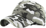 Blank Low Profile Cotton Baseball Cap: Ivory