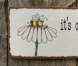 It's Okay To Stop Doing And Just Be, Affirmation, Book