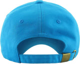Blank Low Profile Cotton Baseball Cap: Ivory