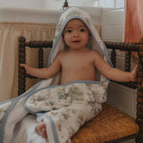Premium Baby Knit Hooded Towel - Hundred Acre Wood
