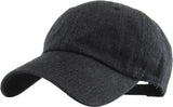 Blank Low Profile Cotton Baseball Cap: Ivory