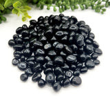 Black Obsidian Tumbled Gemstones -10-20mm (0.5kg/1.1lbs): 1KG/2.2LBS