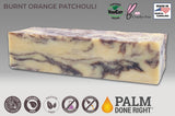 Burnt Orange Patchouli Soap: Cut into 10-4.5 oz- 1" bars