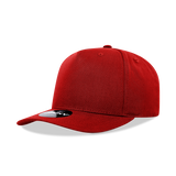 Decky 6024 - 5 Panel Mid Profile, Structured Cotton/Poly Blend Cap - 6024: Khaki