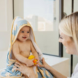 Premium Baby Knit Hooded Towel - Ducky