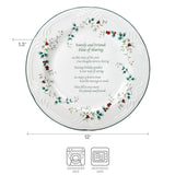 Winterberry Family-Friends Plte Of Sharing Giftbox: RED|GREEN / Stoneware / CHRISTMAS