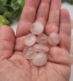 Rose Quartz Tumbled Gemstones 10-20mm (0.5kg/1.1lbs): 1KG/2.2LBS