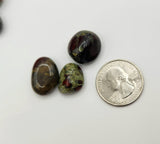 Dragon Bloodstone Tumbled Gemstones 10-20mm (0.5kg/1.1 lbs.): 1KG/2.2LBS