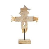 Rustic Scarecrow Figurine 16.25" Farmhouse Fall Decor