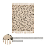 Raven Harvest Woven Throw 50x60