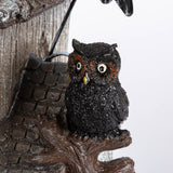 11.6 in. Illuminated Spooky Haunted Halloween House Battery