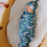 Knit Swaddle Blanket - Jurassic Park
