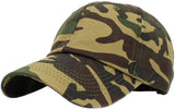 Blank Low Profile Cotton Baseball Cap: Ivory