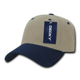 Low Crown Structured Baseball Cap - Decky 206: Charcoal