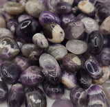 Chevron Amethyst Tumbled Gemstones 10-20mm (0.5kg/1.1 lbs.): 1KG/2.2LBS
