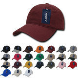 Decky 205 - Classic Low Profile, Relaxed Cotton Dad Hat: Black