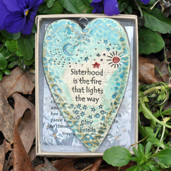 Sisterhood fire, handmade pottery, female empowerment