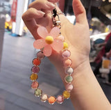 Flower Beaded Keychain : Multicolor 1