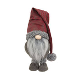 Red/Gray Striped Gnome w/Dangle Hat