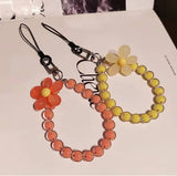 Flower Beaded Keychain : Multicolor 1