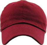 Blank Low Profile Cotton Baseball Cap: Ivory