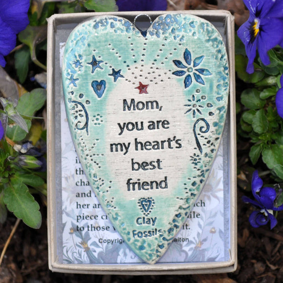 Mom, heart's best friend, mothers day, birthday, boxed gift