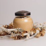 Festive Frost & Pearls Candle Ring