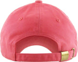 Blank Low Profile Cotton Baseball Cap: Ivory