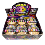Fun Doh Mystery Dumpling Squishies | 12-Piece Retail Display: Wholesale Price