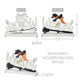 Wicked Wooden Halloween Decor Tabletop Sign, 11.5"