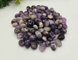 Chevron Amethyst Tumbled Gemstones 10-20mm (0.5kg/1.1 lbs.): 1KG/2.2LBS