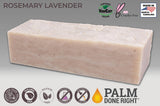 Rosemary Lavender Soap: Cut into 10-4.5 oz- 1" bars