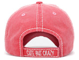 Cute But Crazy Vintage Ballcap: BLK