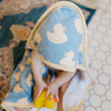 Premium Baby Knit Hooded Towel - Ducky
