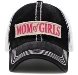 Mom Of Girls Vintage Ballcap: TUQ