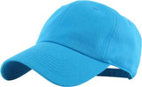 Blank Low Profile Cotton Baseball Cap: Ivory