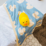 Premium Baby Knit Hooded Towel - Ducky