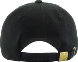 Blank Low Profile Cotton Baseball Cap: Ivory
