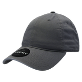 Decky 205 - Classic Low Profile, Relaxed Cotton Dad Hat: Black