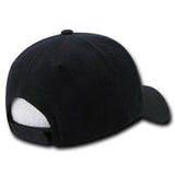 Low Crown Structured Baseball Cap - Decky 206: Charcoal