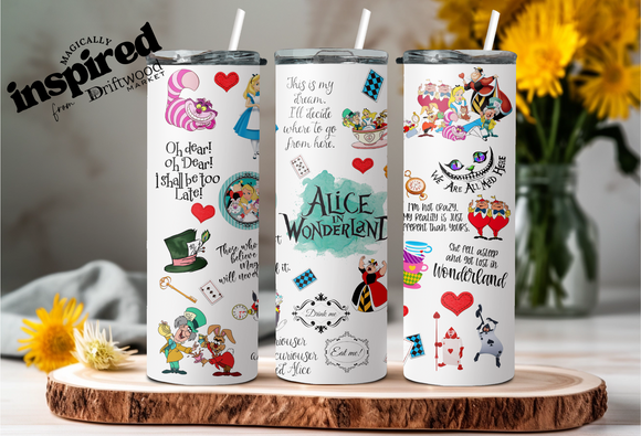 Alice Quotes 20oz Tumbler