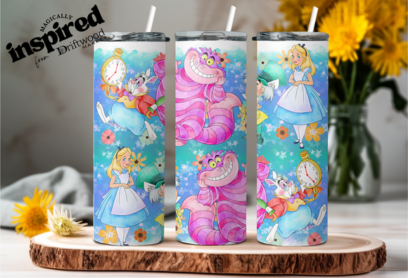 Alice & Curious Cat 20oz Tumbler