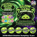 Fun Doh Glow In Dark Mystery Dumpling Squishy Black Basket: Wholesale Price