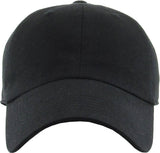Blank Low Profile Cotton Baseball Cap: Ivory
