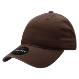 Decky 205 - Classic Low Profile, Relaxed Cotton Dad Hat: Black